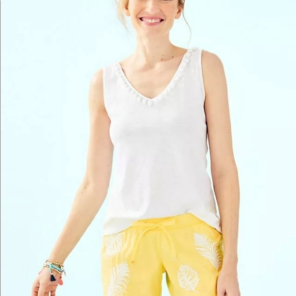 Lilly Pulitzer NWT 5" Katia Emb Shorts Watch Hill Yellow Fiesta Size XXS - Picture 10 of 16